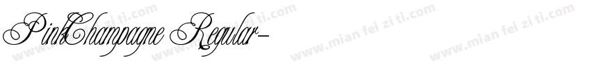 PinkChampagne Regular字体转换